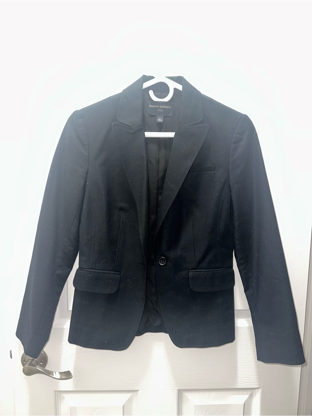Banana Republic Black Petite Blazer Jacket